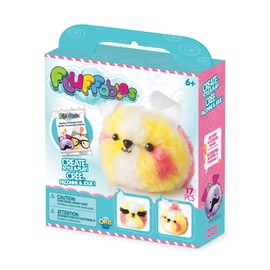 ORB The Factory Fluffables Lemonade Arts & Crafts, Yellow/White/Pink, 5.75" x 2" x 6"