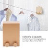 Indoor Outdoor Stainless Steel Retractable Clothesline Laundry Drying Rope for