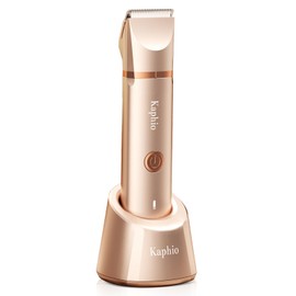 KAPHIO Bikini Trimmer for Women Pubic Hair: 2 in 1 Electric Razors for Women - Rechargeable Electric Shaver - IPX7 Waterproof Lady Shaver for Travel & Shower Use in Summer
