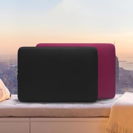 ARTIBETTER Neoprene Laptop Storage Bag for 11 Inches Laptops Black Notebook Handbag with Soft Lining for Travel and Daily Use Shock-Resistant Sleeve Case