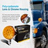 Partsam - 2 luces LED redondas de doble cara para