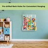 Montex Acrylic Wall Toy Dispenser, Acrylic Wall Storage, (Triple Compartment)
