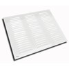 Ventilation Grille LG-5040 W Slat Grille Aluminium White Powder Coated