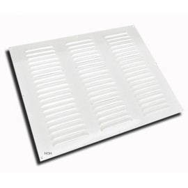 Ventilation Grille LG-5040 W Slat Grille Aluminium White Powder Coated 500 x 400 mm Supply Air Exhaust Grille