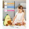 OLAOLA Avocado Cuddly Toy with Hidden Bear Plush Toy, 30