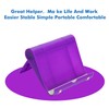 HZZADZXW Cell Phone Stand for Desk, Foldable and Adjustable Multi-Angle