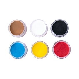 NAIL FACTORY - POWGEL Collection, Set de 6 Polvos Acrílicos Multiusos para Uñas, 14.1g cada uno