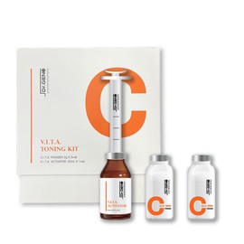 Dr. Zeno Vita Toning Vitamin Ampoule 20ml + 2 vials of powder + 10 samples + pack / 닥터제노 비타토닝 비타민 앰플 20ml+파우더 2vial+샘플10장+팩