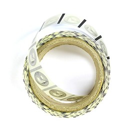 NFC Tag Sticker 22 mm, 180 Bytes, Compatible with All NFC Enabled Smartphones, Pack of 20 Transparent, Ideal for Device / Profile Control (WiFi, Bluetooth, SMS, Phone Call via NFC), NXP NFC Chip