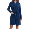 Zinnora Lightweight Short Bathrobe Women's House Coat Soft Terry Cloth