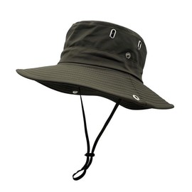 EOYVAIL Outdoor Hats for Men, Fishing Hat, Waterproof Bucket Hat, Quick Drying Thin Summer Hiking Hat, Unisex (Military Green)