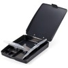 Officemate Extra Storage and Supply Clipboard, Charcoal (83333)