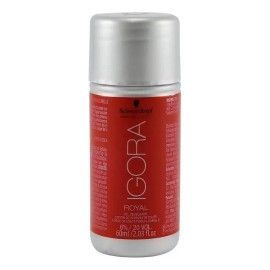 Igora Royal Extra Copper, color rubio medio 7-77 + Ox 20 V