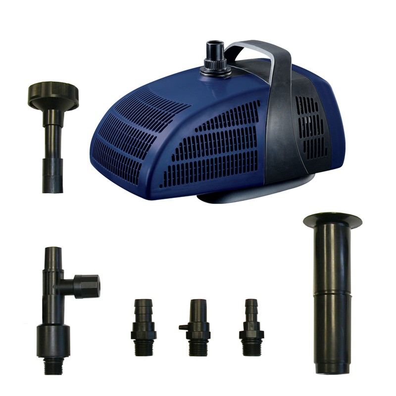 Alpine Corporation Surge Pump 160 GPH w/ Fountain Heads &