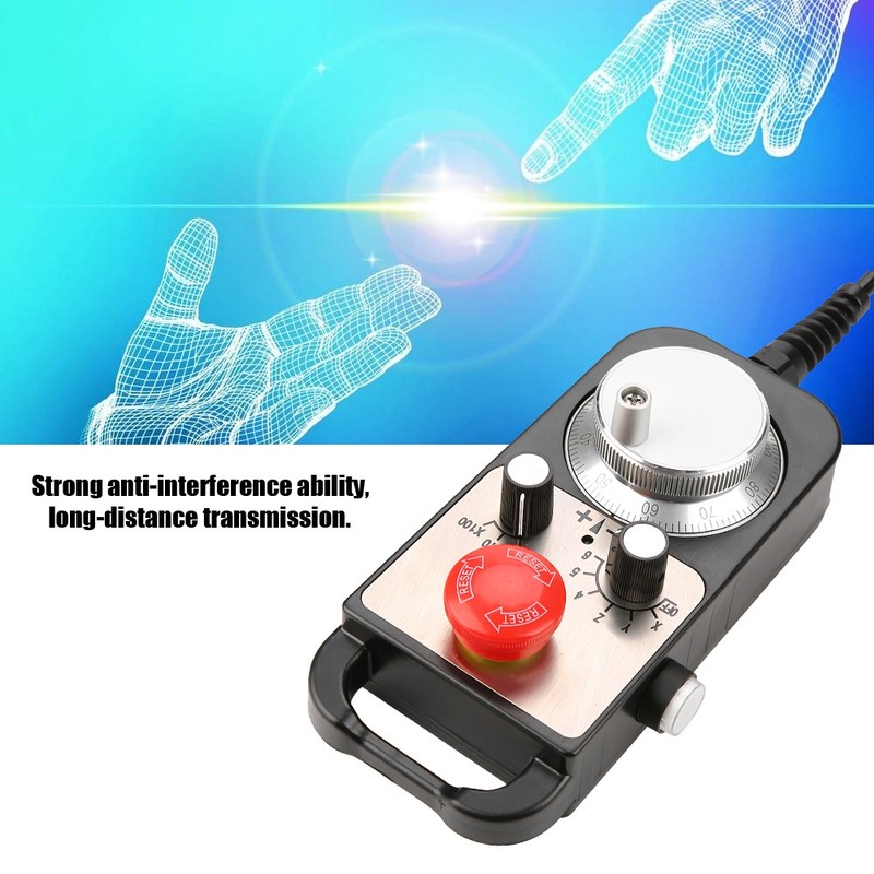 5V Universal Electronic Handwheel Manual Pulse Generator CNC Handy Pulser