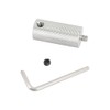 CAMVATE 1/4"-20 Male to M8 Female Extension Pole Adapter（Stainless Steel）-3692