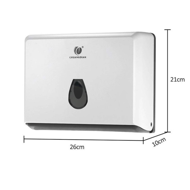 BBX Lephsnt Paper Towel Dispenser, CHUANGDIAN Wall-Mounted Hand Towel Dispenser