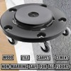RILIDRI Replcament Casters for Brute Trash Bin Dolly Set of