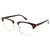 iB-iP Women's Retro Half Rim Classic Fashion Clear Lens Glasses,