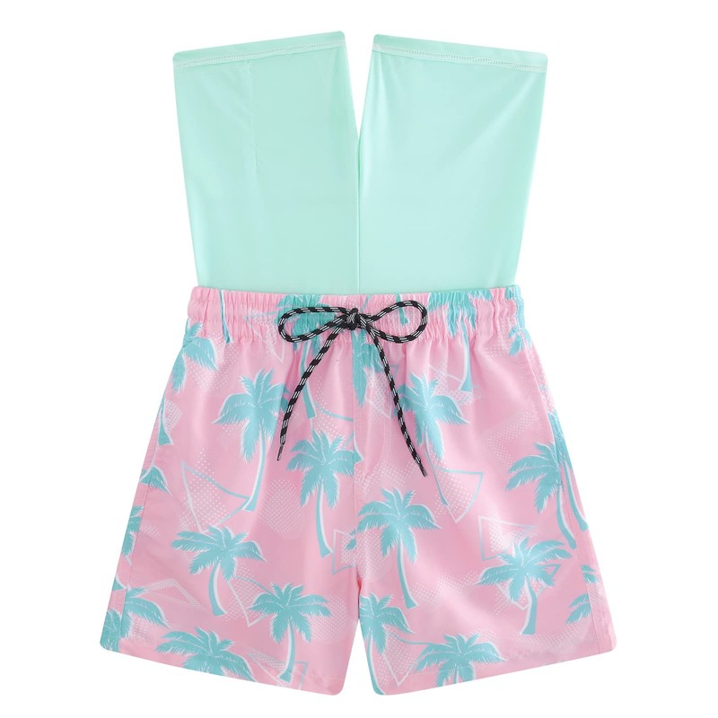 Cozople Big Boys Quick Dry UPF50+ Beach Swim Trunks with