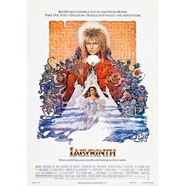 OMG Printing Labyrinth David Bowie Jim Henson Poster/Print/Picture Satin Photo Paper - A4-210mm x 297mm