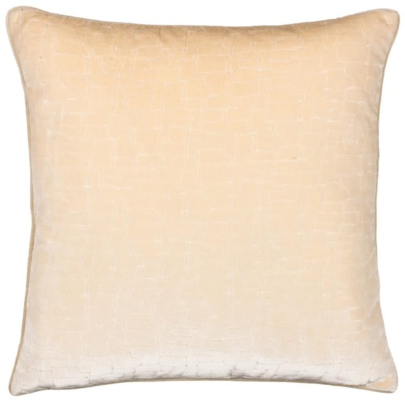 Paoletti Bloomsbury Cushion Cover, Mustard, 50 x 50cm