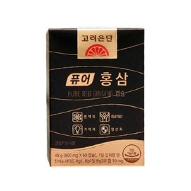 SellerHub 고려은단 퓨어 홍삼 2개월분 60캡슐 x 2개 (S36118284) Korea Red Ginseng Pure 2-Month Supply 60 Capsules x 2 Packs