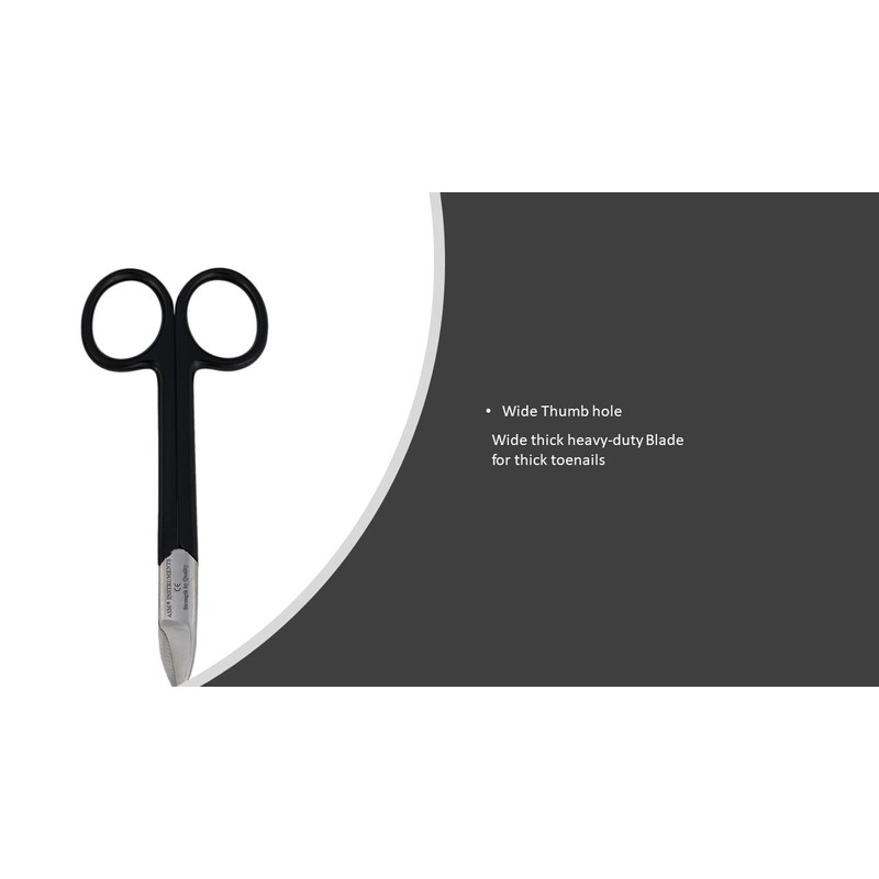 Professional Pedicure Ingrown Toenail Scissors Clippers Stainless Steel Heavy Duty