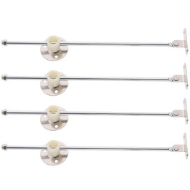 LALAFINA 4pcs Lid Support Hinge Kitchen Cabinet Hinges Soft for Cabinets Bookcases and Lids High-Grade Material Secure Installation for Drop Leaf Support