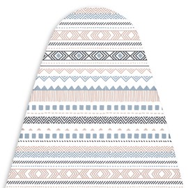 Encasa XO Ironing Board Cover and Pad 57"x22" - Thick 3mm Felt Padding, Drawstring Tightening & Lock, Easy Fit, Scorch & Stain Resistant, Fits X-Large Ironing Board - Aztec