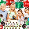 Huangzd 50 Pezzi Kit Compleanno Pixe Bambini, Palloncini Decorazioni