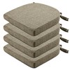 Wellsin Chair Cushions for Dining Chairs 4 Pack - Kitchen