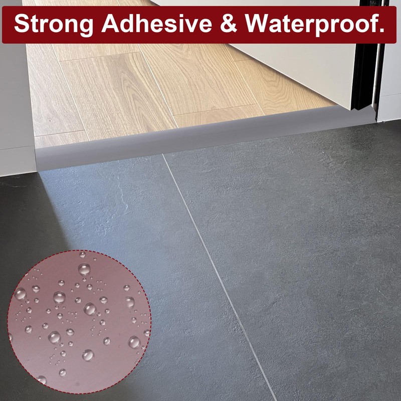 uxcell 3.3 Ft Floor Transition Strip Self Adhesive, 3 Inch