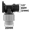 Wall Flange Kit 20mm MDPE - Designed for Secure and