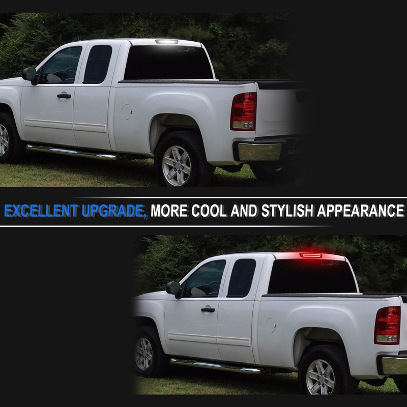 SHINEFIT LED Third 3rd Brake Light Replacement for 2007-2013 Silverado