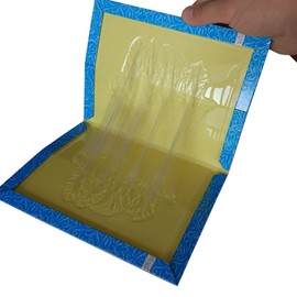 Qtraps Extra Large 12" X 6" Mouse & Rat Trap – Non Toxic, No Touch, Sticky Glue Pads Catch, Kill & Contain Mice, Rats & Small Rodents & Pests – Boards are Safe for Indoor or Outside Use - Pack of 3