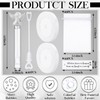 Simgoing 40 Pcs Funeral Bubble Wands with Thank You Tags,Angel