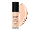 Milani 2-in-1 Foundation and Concealer, 0A1 Alabaster - Lightest skin