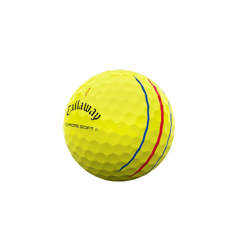 Callaway Golf Balls CHROME SOFT YLW 24 TRIPLE TRACK 1