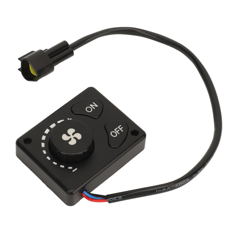DC12V 24V Parking Heater Controller Knob Switch 3 Pins Port