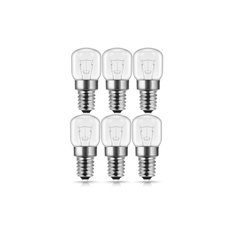 LAMARE Pack of 6 Bulbs - E14 15W Warm White