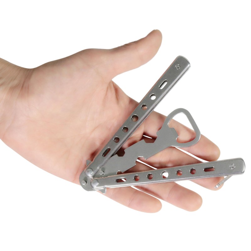 Butterfly Bottle Opener Spanner Multi Tool Practice Foldable Bottle Opener