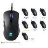 ZIDLI BEST Wired Optical Mechanical Gaming Keyboard & Mouse Rainbow