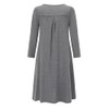 Adeptwool Womens Merino Wool Swing Dress Sleeve Flare with Pockets