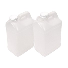 eBodyboarding Natural 2.5 Gallon Plastic F-Style Jug, 2 Pack