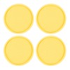 sourcing map 4pcs Car Cup Coasters Universal PVC Car Cup