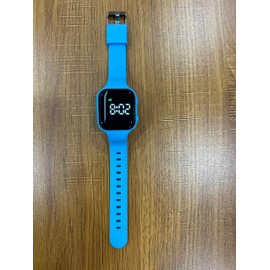 e-vibra Waterproof Vibrating Alarm Watch Rechargeable 15 Alarm Reminder Watch Potty Training Watch with Lock Screen (Blue)