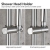 Tecmolog Adjustable Shower Head Holder for 25 mm Slide Bar,