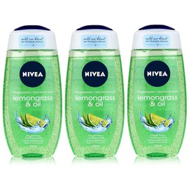 3 x Nivea Lemongrass & Oil Women's Shower Gel 250 ml