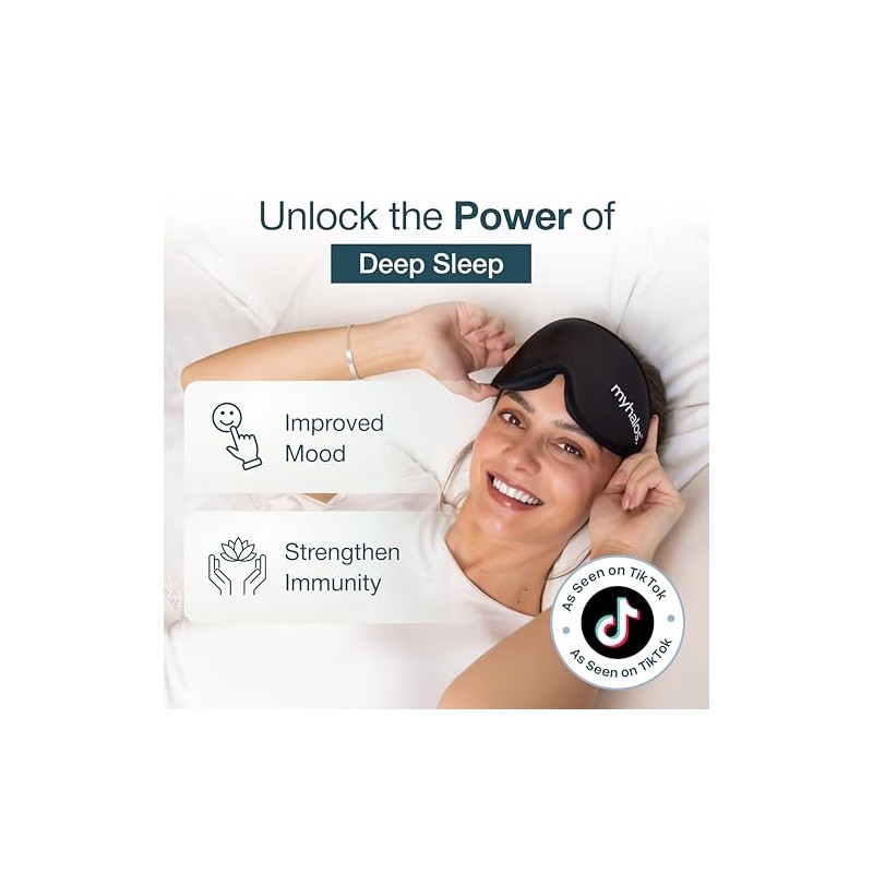 MyHalos® 3D Blackout Eye Mask - Ultimate Comfort for Sleep